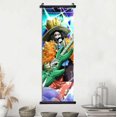 thumbnail image 3 of Póster de Anime ONE PIECE, Sanji, Roronoa Zoro, lienzo, pintura de Luffy, arte de Nami, impresión, decoración de habitación de niños, mural para colgar pergaminos, 3 of 5