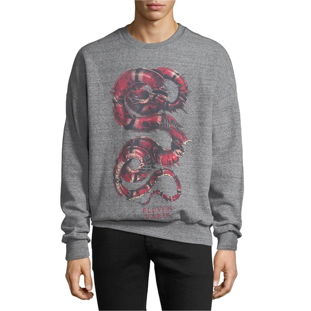 Sudadera Elevenparis Hombre Calao Serpiente grey2 M