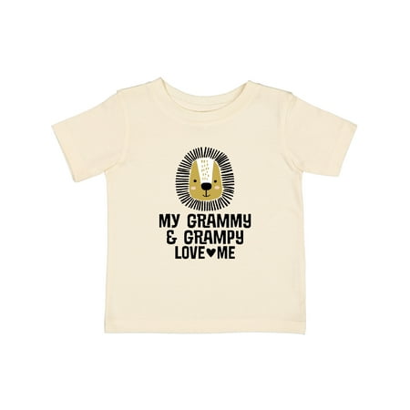 

Inktastic My Grammy and Grampy Love Me Gift Baby Boy T-Shirt