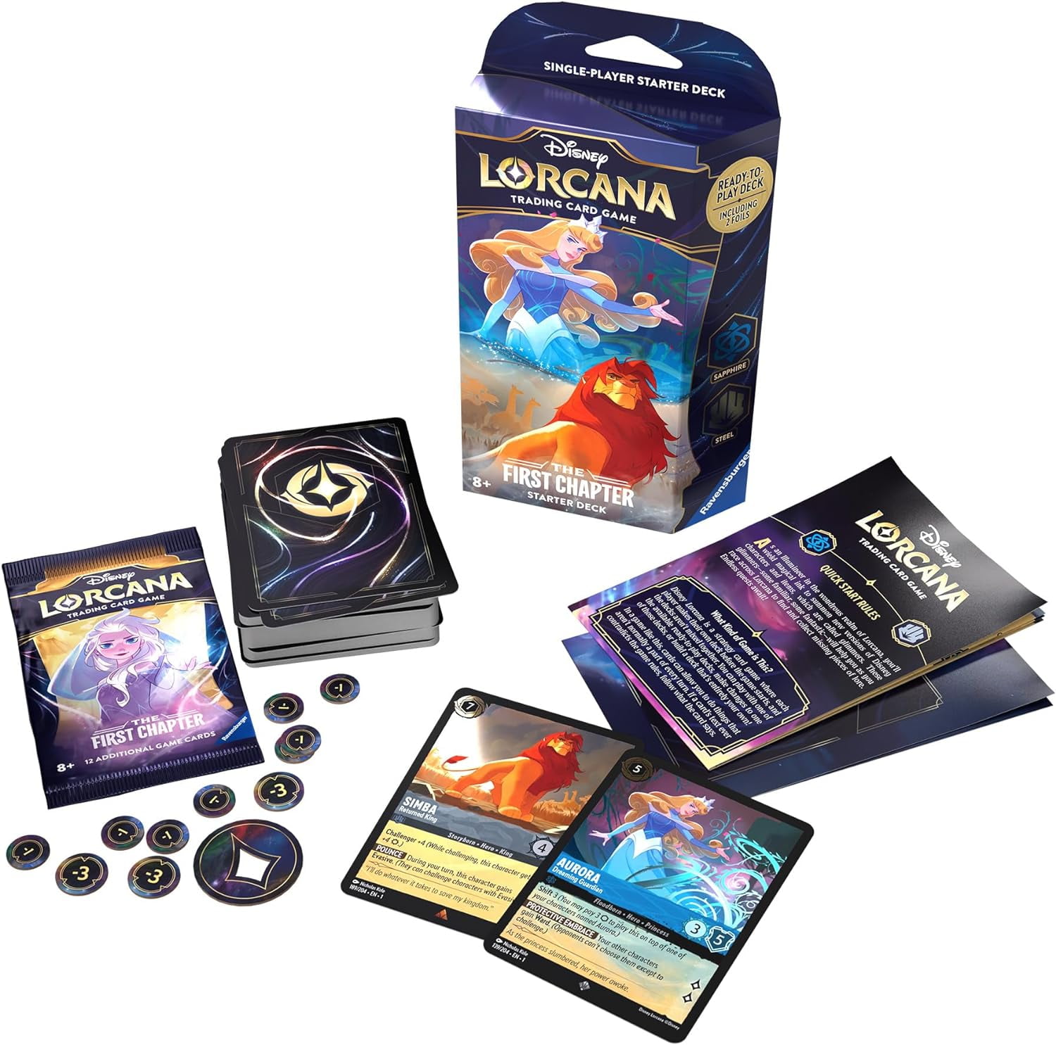 Ravensburger Disney Lorcana: TCG Starter Deck Sapphire