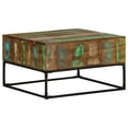 thumbnail image 4 of vidaXL Coffee Table 26.8"x26.8"x16.1" Solid Reclaimed Wood, 4 of 7