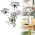thumbnail image 2 of Artificial Flowers, Artificial Daisy Flowers, UV Resistant Outdoor Fake Wildflowers with Stems, Faux Greenery Shrubs Plants Arrangements for Home Garden Vase Decor, 1 Pcs, 21.25 Inches, 2 of 9