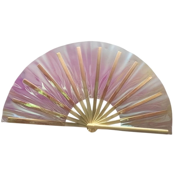 Abanico plegable para hacer estallidos, decoración, accesorios creativos coloridos, manualidades de mano Rosa