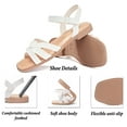 thumbnail image 3 of Ataiwee Women's Flat Slide Sandals - Casual Comfortable Criss Cross Squsre Toe Flat Summer Sandals., 3 of 8