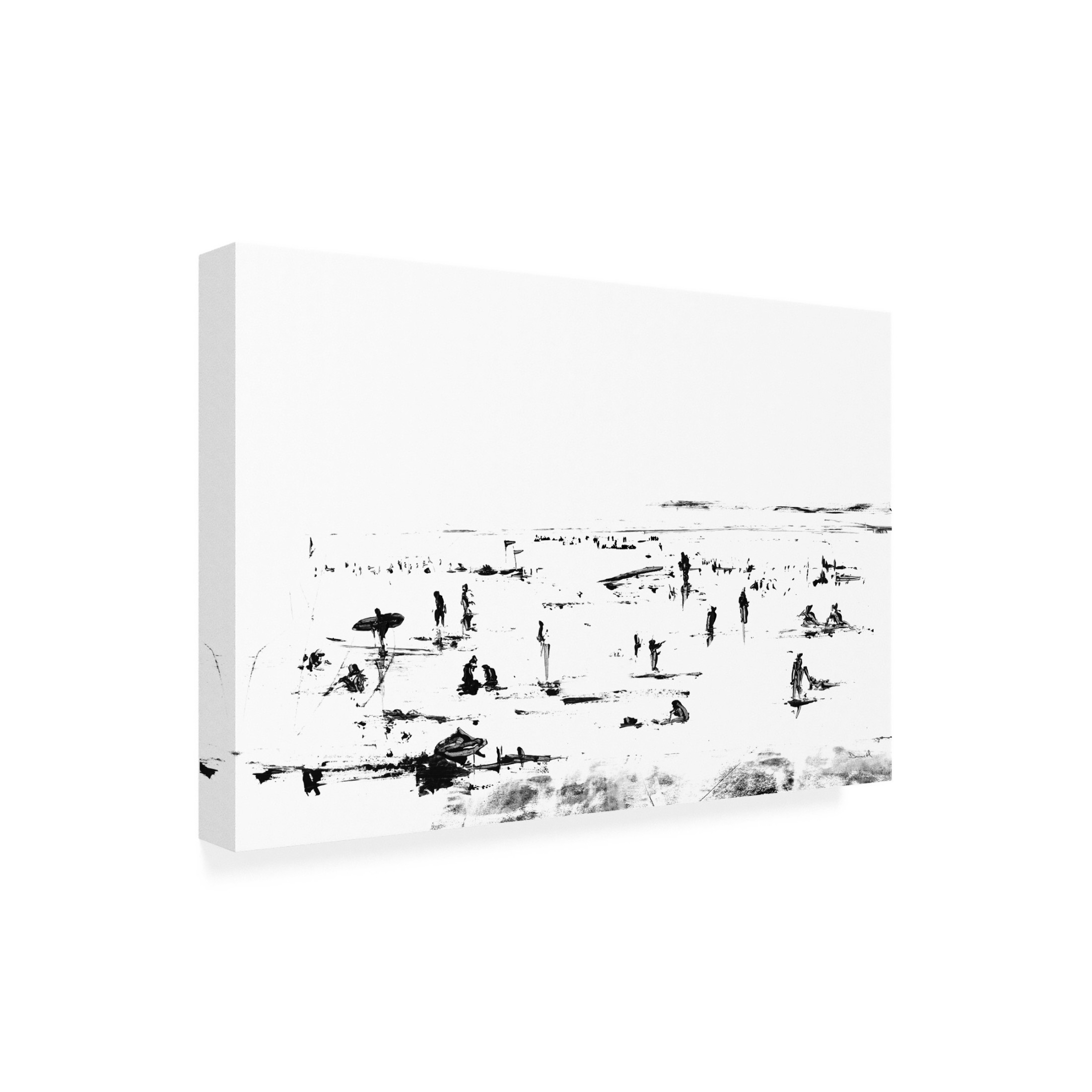 Trademark Fine Art Dan Hobday Beach Canvas Wall Art