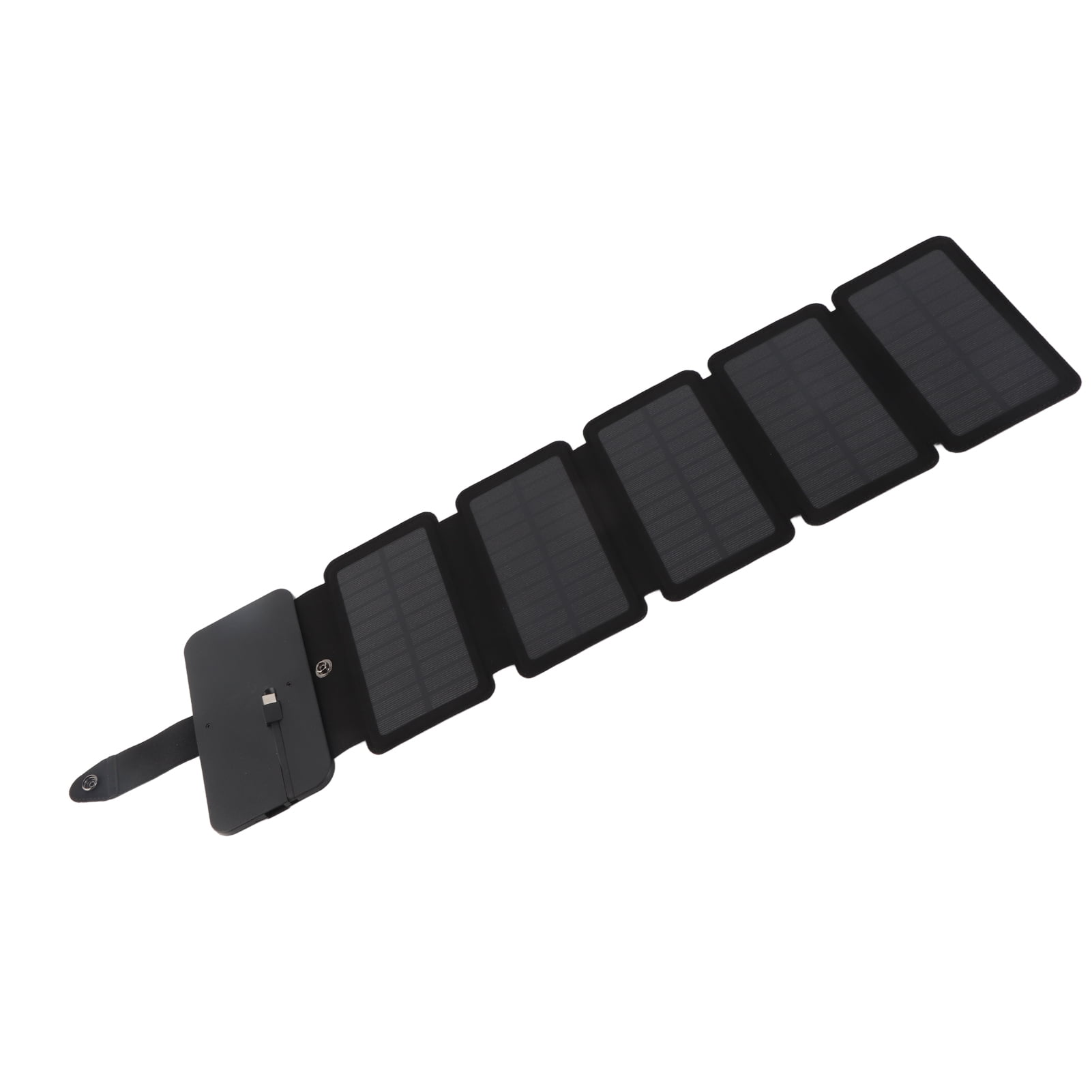 Outdoor Solar Panel, Foldable Portable Solar Panel, USB Output Port, Compass For Camping, With Elastic Strap, Suitable For Camping