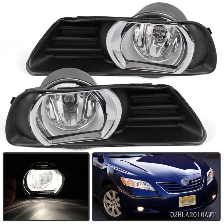 Fit For Toyota 2007-2009 Camry Clear Lens Fog Driving Lights Kit + Switch Kit