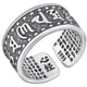 thumbnail image 1 of Guardurnaity Anillo de declaración de Sutra tibetano budista de plata para hombres y mujeres, anillo ajustable con apertura de anillo de dedo Ropa, zapatos y accesorios Miscelánea No.1 Guardurnaity AP007016-01, 1 of 6