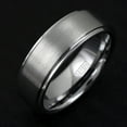 thumbnail image 4 of Tungsten Rings for Men Wedding Bands for Him Womens Wedding Bands for Her 6mm Brushed Finished Venice, 4 of 8