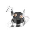 thumbnail image 3 of Uxcell Temperature Control Switch Thermostat 50°C 10A Normally Closed NC 5 Pack, 3 of 5