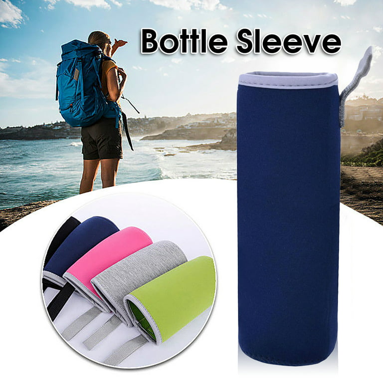 18.6oz Portable Water Bottle Sleeve Neoprene Water Bottle Cover Drink  Bottle Sleeve Glass Bottle Protector for Travel Outdoor Activities, 550ML,  Set of 2 