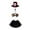 C001- Black, variant on Pet Accessories for Dogs, Dog Headwear, Pet Neckwear, Skull Pet, 23 Inch Large Goose Black Halloween Photo Prop Clothing Set