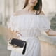 thumbnail image 2 of Bolso de la cadena de la cadena de las mujeres de moda de 1pc Bolsa de cuerpo cruzada de cisne elegante bolso de un solo hombro, 2 of 6