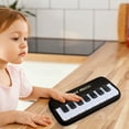 thumbnail image 6 of Pyaiiner 6.3Inch Palm Sized Color Light Keyboard Mini 15 Key Electronic Piano for Music Exploration, 6 of 6
