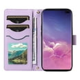 thumbnail image 3 of Samsung Galaxy S10 Plus Étui de Téléphone, Portefeuille à Rabat Réglable avec Lanière Magnétique et Fentes pour Cartes, 3 of 5