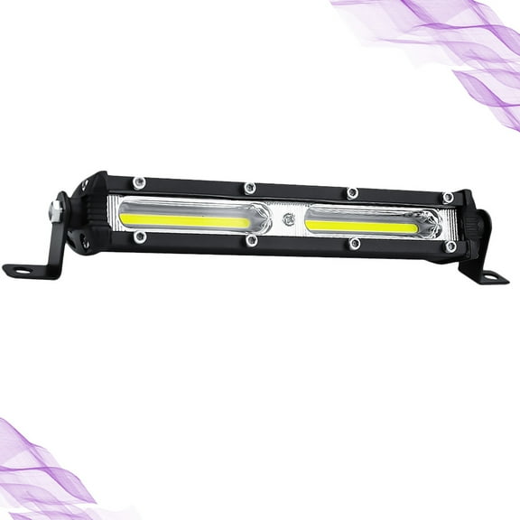 Worgeous Automobile LED Light Bar for OffRoad Vehicles with Durable Plastic White Color 18W