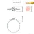 thumbnail image 5 of ANGARA Natural 0.43 Ct. Diamond Classic Ring in Sterling Silver for Women (Ring Size: 5.5), 5 of 10
