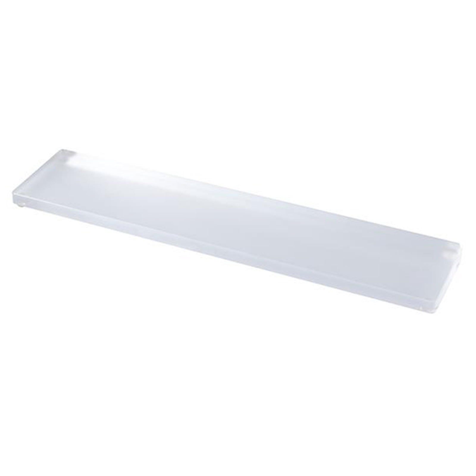 Acrylic Keyboard Wrist Rest, Transparently Ergonomic Wrist Support Pad for Typists and Gamers, Antislip Base
