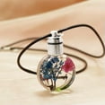 thumbnail image 5 of K-KED Luminous Dried Flower Ball Pendant Chic Transparent Glass Women Fashion Jewelry-D, 5 of 9