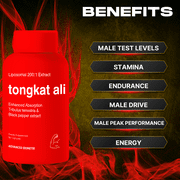 Advanced Bionetix Liposomal Longjack Tongkat Ali Extract Capsules 200x Strength | 200,000 mg
