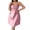 Pink#19038mm, variant on AHMOMEI Women's Plus Size Satin Nightgown, Cowl Neck Spaghetti Strap Sleep Dress, Silky Loungewear for Home and Sleep Black XXXL