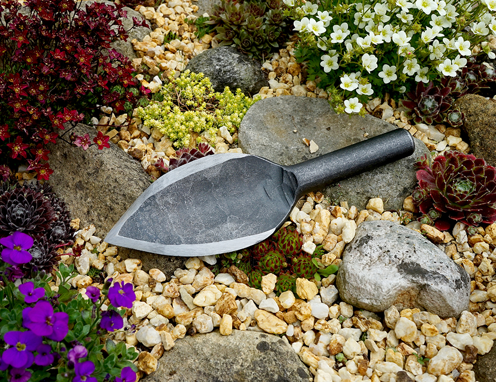 DeWit “Bad Ass” Garden Trowel – 12″ Heavy-Duty Hand Tool, Solid Steel Construction with Hardwood Handle