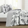 thumbnail image 5 of Lush Decor Toile Cotton Quilt Sets, Full/Queen, 3-Pieces, 5 of 6