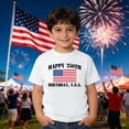 thumbnail image 2 of WAYUTE Boys Tshirts Youth Kids 250th Anniversary USA Shirt Independence Day Short Sleeve Us National Flag Graphic Tees Summer Casual, 2 of 4