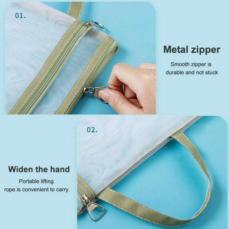 18c Mesh Zipper Pouch Zipper Bags, Puzzle Bag A4 Letter Size File Pocket,  Zipper File Bags for School and Office Supplies - China Zip Bag, Zipper Bag
