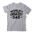 thumbnail image 5 of Mens Dad shirt World's Greatest Dad Shirt Fathers Day Dad Shirt Dad Birthday Tee Greatest Dad shirt, 5 of 6