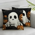 thumbnail image 3 of nygtbtfer Halloween Decor Pillow Set of 2 Halloween Decorations Pumpkin Witch Cat Ghost Fall Pillows Decorative Throw Cushion Case for Home Couch 22x22in, 3 of 7
