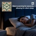 thumbnail image 4 of Green Orange Beige Boho Wooden Wall Clock Silent Non Ticking, Retro Ethnic Tribal Abstract Art Square Wall Clocks Battery Operated, Decor Clock for Home Office, Living Room, Kitchen, 10 Inch, 4 of 9