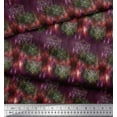 thumbnail image 3 of Soimoi Purple Cotton Voile Fabric Scared Geometric Galaxy Print Fabric by the Yard 42 Inch Wide, 3 of 3