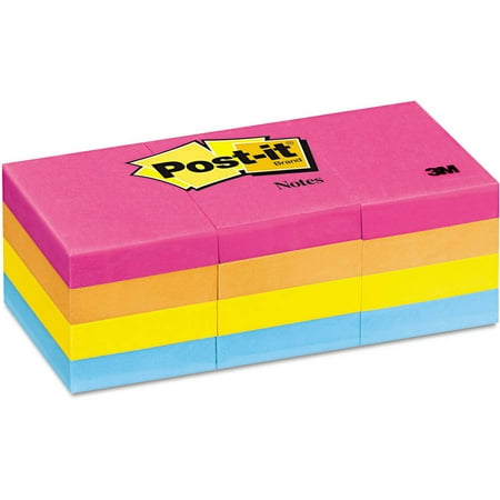 Post-it 12pk Sticky Notes 1.5&#34;x2&#34; Poptimistic Collection