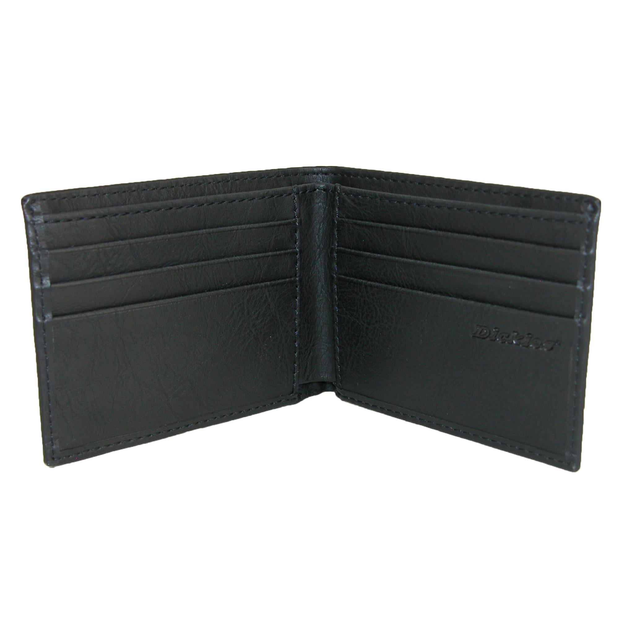 Dickies Men's Leather Slim Basic Bifold Wallet | Walmart Canada