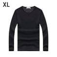thumbnail image 4 of Qarigey Ropa interior térmica para hombre, camiseta a la moda acolchada de invierno de manga larga, cuello , camisa informal, accesorio para Ropa interior Negro SG, 4 of 6