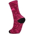 thumbnail image 3 of Coolnut Love Heart Socks Winter Warm Socks Fashion Print Socks Novelty Casual Socks for Men Women( 1 Pack), 3 of 6