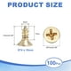 thumbnail image 2 of Uxcell 100Pcs ST4 x 10mm Tornillos autorroscantes con cabeza plana para metal, negro, 2 of 6