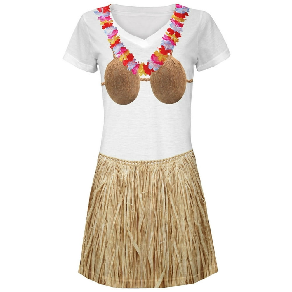 hawaiian grass skirt costume
