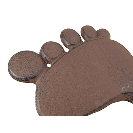 Pair Of Cast Iron Footprint Stepping Stones Antique Finish ...