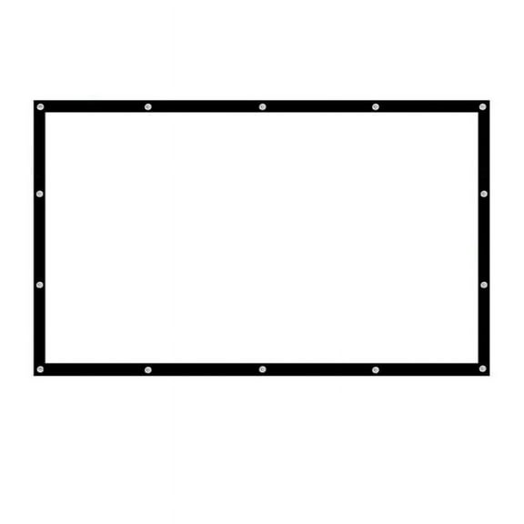 16:9 Simple Projector Curtain 150 Inch Portable HD Display Screen Home Cinema Theater Movie Outdoor Office