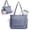Gray, variant on WANDF Yoga Mat Tote Bag Gym Bags 5S Quick Access Storage, Shoulder Bag with Waterproof Wet Pocket For Women Men, Yoga Mat Bag Carrier for Pilates Travel Office Beach Workout(Black Bag)