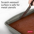 thumbnail image 2 of GoodCook Everyday Nonstick Steel Square Cake Pan, 8", Gray, 2 of 8