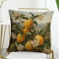 thumbnail image 7 of Outdoor Cushion Covers Vintage Garden Lemon Fruit Tree Plant Cushion Case 20"x20" Lemon Fruits with Flowers And Leaves Pattern Farmhouse Pillow Covers Gifts for Home Decor, 7 of 7