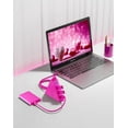thumbnail image 2 of Hub 3.0 CHL-USB, Répartiteur USB 4 Ports pour Ordinateur Portable, Adaptateur Clavier et Souris Ps4 Compatible avec Xbox, PC, MacBook, Surface Pro, Clé USB, HDD, Console, Imprimante, Appareil Photo, Clavier, Souris, Rose Vif, 2 of 4