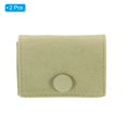 thumbnail image 3 of Uxcell Velvet Ring Box, 2 Pack Travel Ring Box Jewelry Holder Portable Mini Jewelry Case Organizer for Rings, Green, 3 of 6