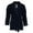 Navy, variant on Ascentix  Velour Smoking Jacket with Satin Lining (Men)