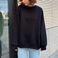 thumbnail image 4 of Timegard Sweat-Shirt Surdimensionné pour Femmes Col Rond Épaule Tombante Pull Automne Hiver Basique Décontracté, 4 of 9