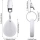 thumbnail image 3 of 6 pcs Tablecloth Clips, Tablecloth Weights Hangers, Curtain Marble Teardrop Shape Metal Clip Tablecloth Hanger, Stone Table, 3 of 5