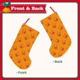 thumbnail image 2 of Bingfone Red Crab Print Personalized Christmas Stocking - Snowman Design Large 18 inch,Family Holiday Season Decor, 2 of 8